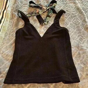 Black Free People Blouse